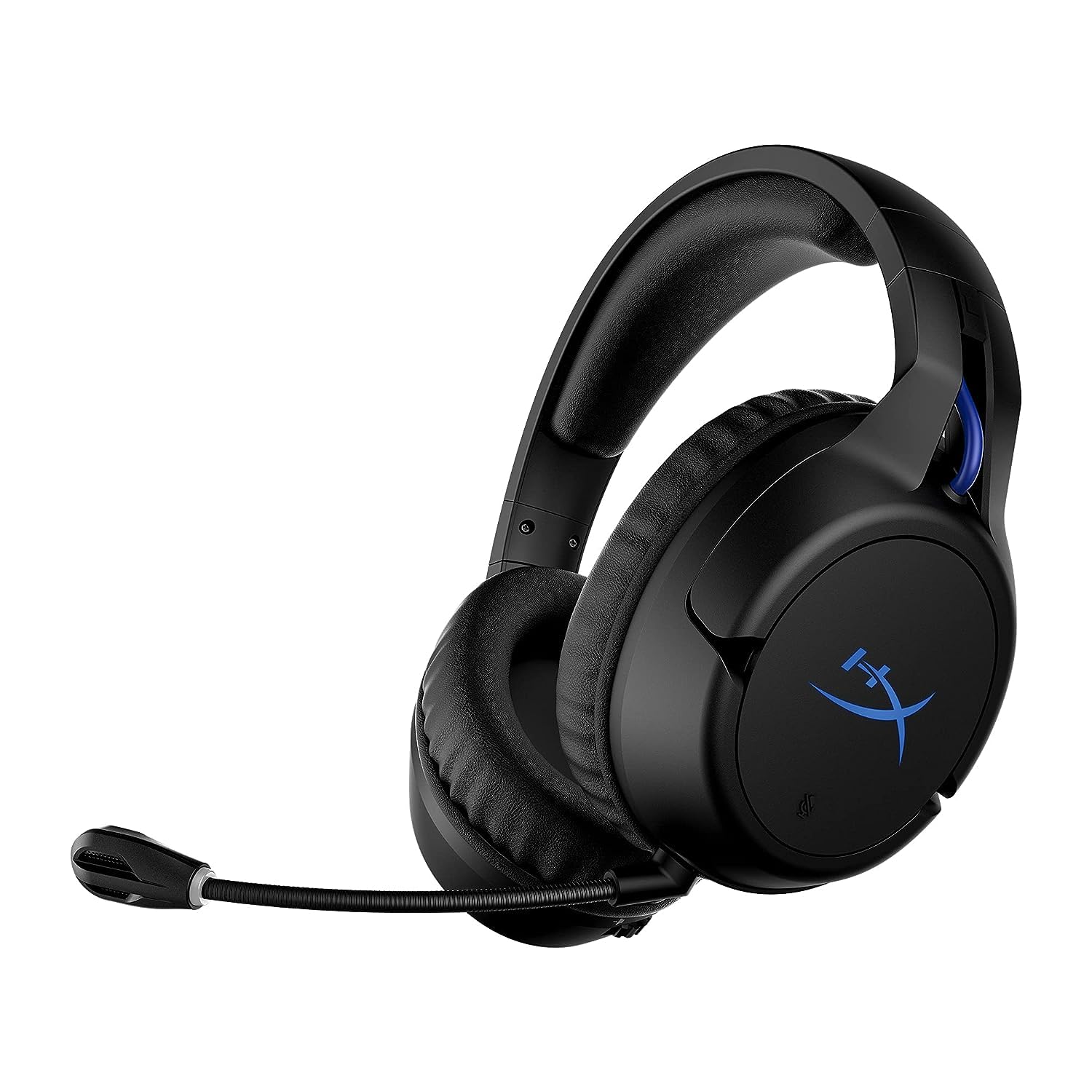 HyperX Cloud Flight Wireless Gaming Headset for PS5, PS4, PC - 30H Battery Life, Memory Foam Ear Cushions, Noise-Cancelling Mic with LED Mute (Renewed) - Perfect for Competitive Gaming & Long Streaming Sessions