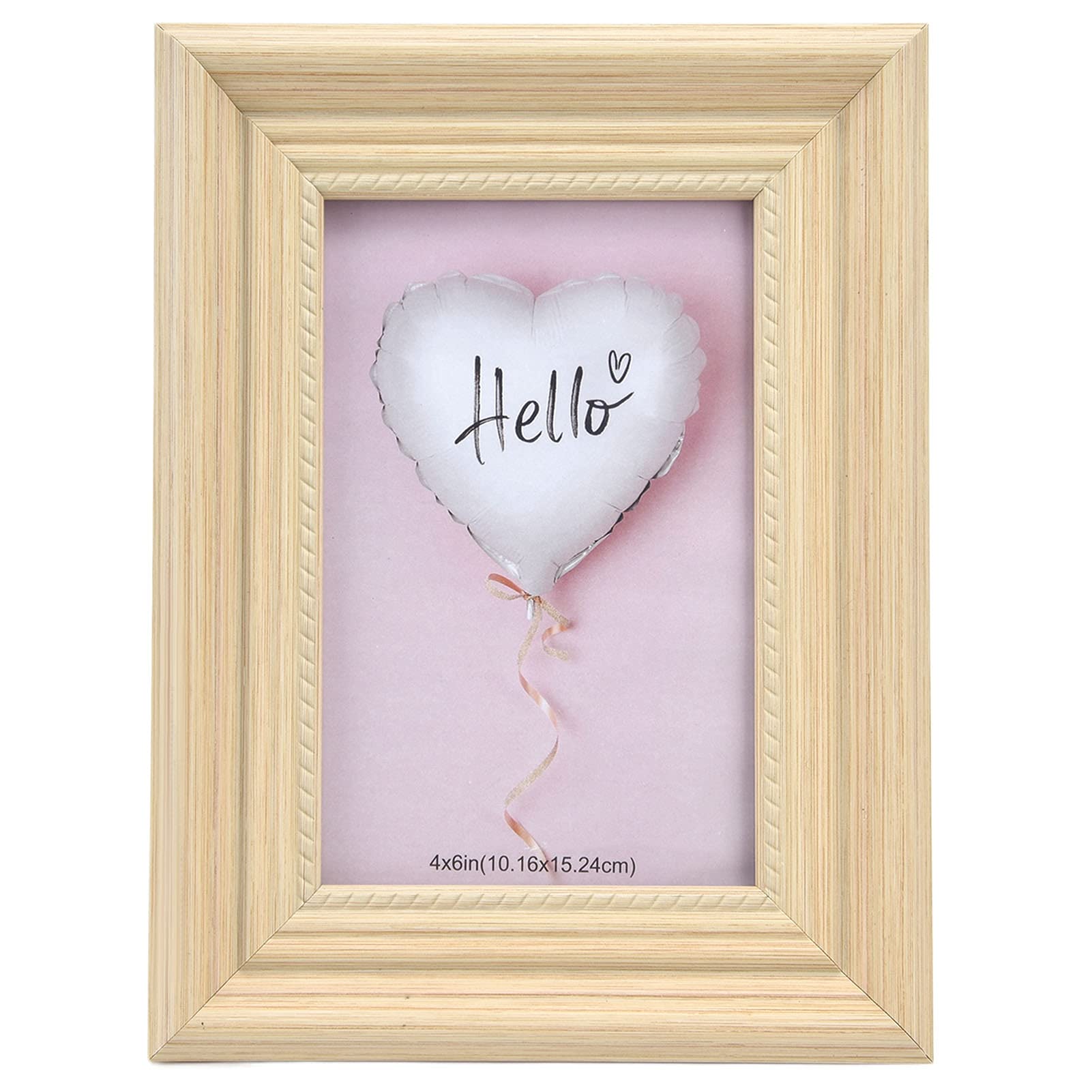 Modern Wooden Picture Frame - Vertical & Horizontal Display, Wall Hanging & Desk Photo Frame for Home, Office Decor - Perfect for Family Photos, Artwork, and Wall Displays (Small Size)