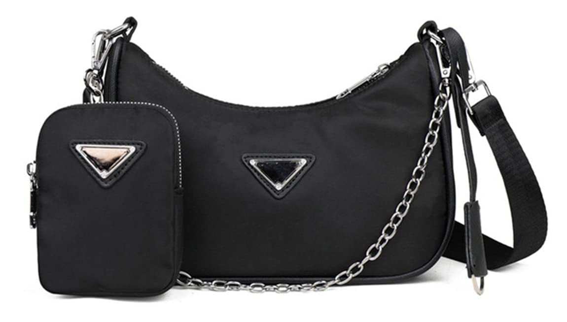 Stylish Women's Messenger Crossbody Bag - Nylon Chain Shoulder Bag for Daily Use, Travel & Work (Green) | Perfect for Office, Shopping & Casual Outings