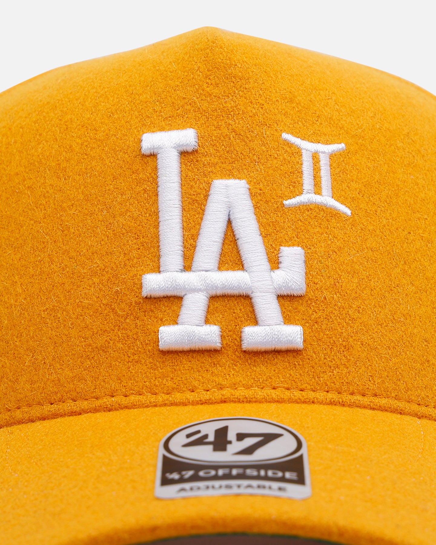 47 Brand Los Angeles Dodgers 'Zodiac' Gemini Snapback Hat - Adjustable Gold Baseball Cap for Men & Women - Perfect for Dodgers Games, Sports Events & Streetwear Fashion