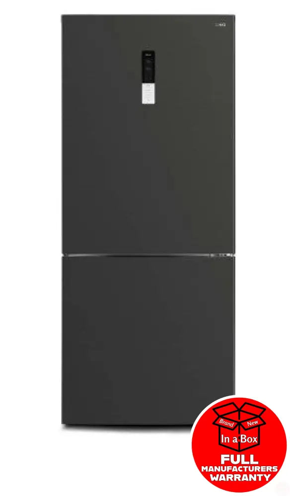 CHiQ CBM395NBS 396L Bottom Mount Refrigerator - Energy Efficient French Door Fridge with Spacious Freezer for Modern Kitchen & Home Use
