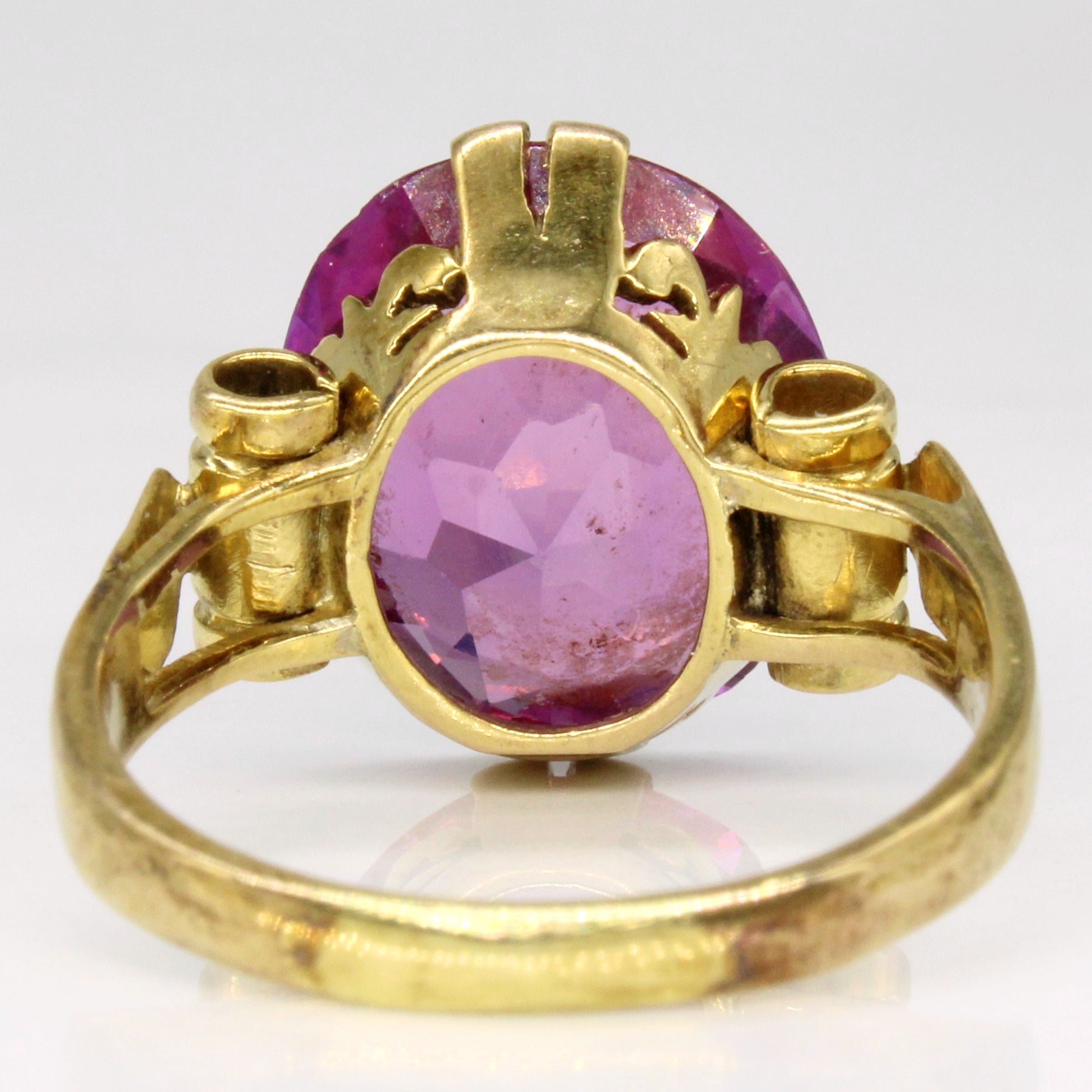 9.80ct Synthetic Sapphire Cocktail Ring for Women - Size 8 | Elegant Statement Jewelry for Parties, Weddings & Special Occasions