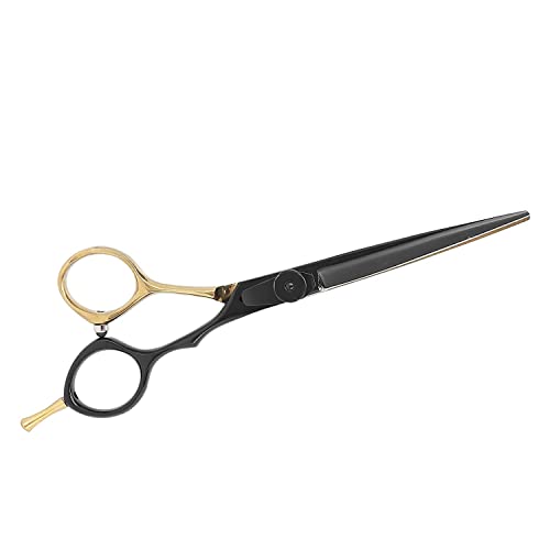 Professional Stainless Steel Hair Cutting Scissors & Thinning Shears Set - Sharp Hairdressing Shears for Salon & Home Use (Flat Cut) - Perfect for Styling, Trimming & Blending Hair