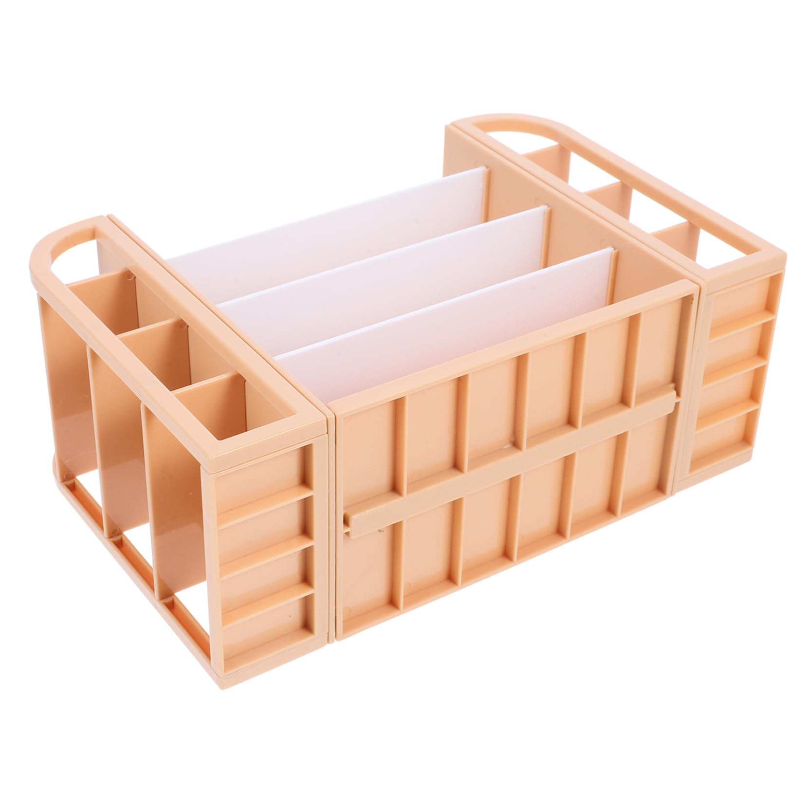 VICASKY Mini Supermarket Display Rack - 6-Piece Dollhouse Accessories Set for Miniature Store Decor, Toy Shelf Furniture & Plastic Ornament Storage - Perfect for Dollhouse Scenes, Kids Playroom & Mini Market Displays