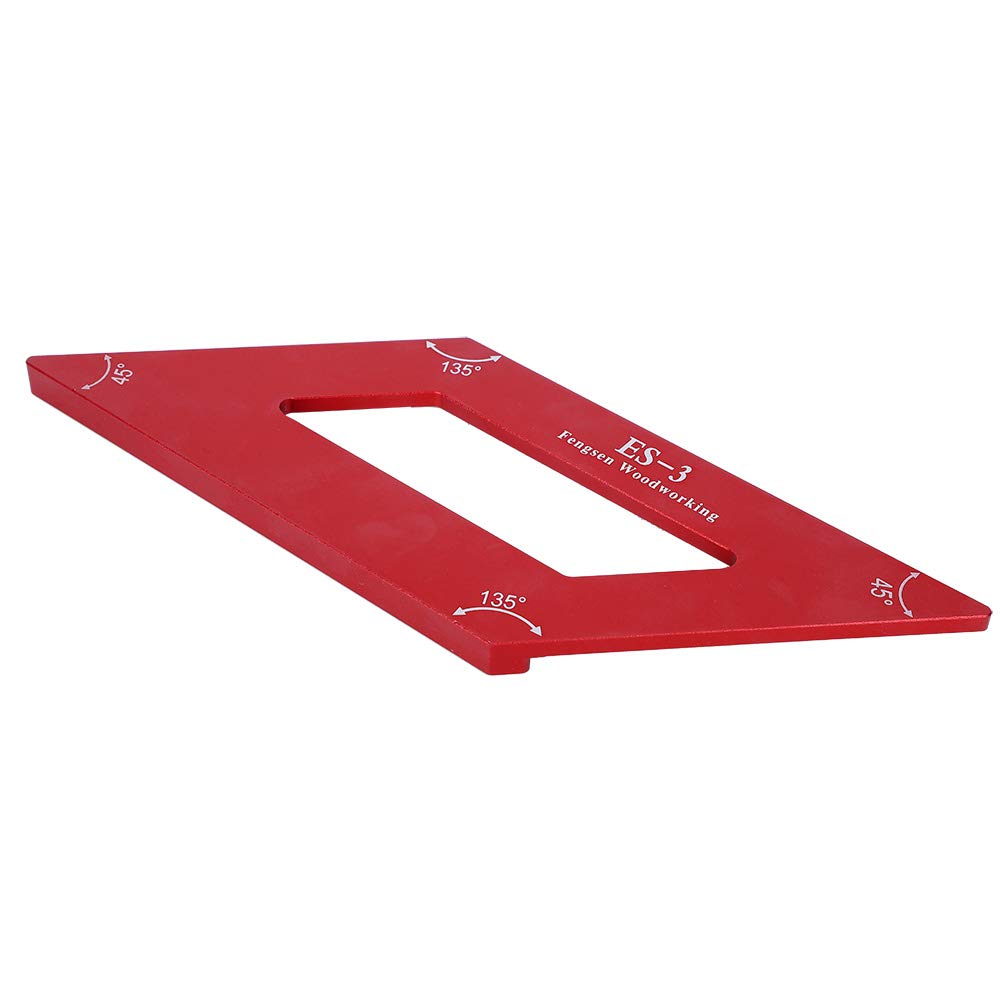 Garosa 45/135 Degree Mitre Angle Measuring Ruler - Aluminum Alloy Woodworking Template Tool for Precise Marking & Scribing | Perfect for Carpentry, DIY Projects & Furniture Making