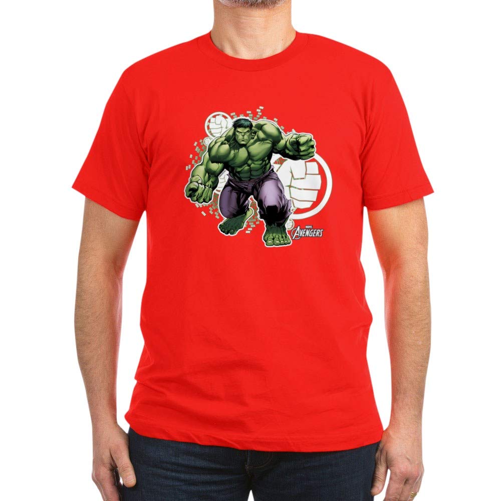 Avengers Hulk Fists Graphic Men's Fitted T-Shirt - Superhero Marvel Comic Tee for Fans & Cosplay | Casual Wear, Gift for Men, Comic Con Outfit