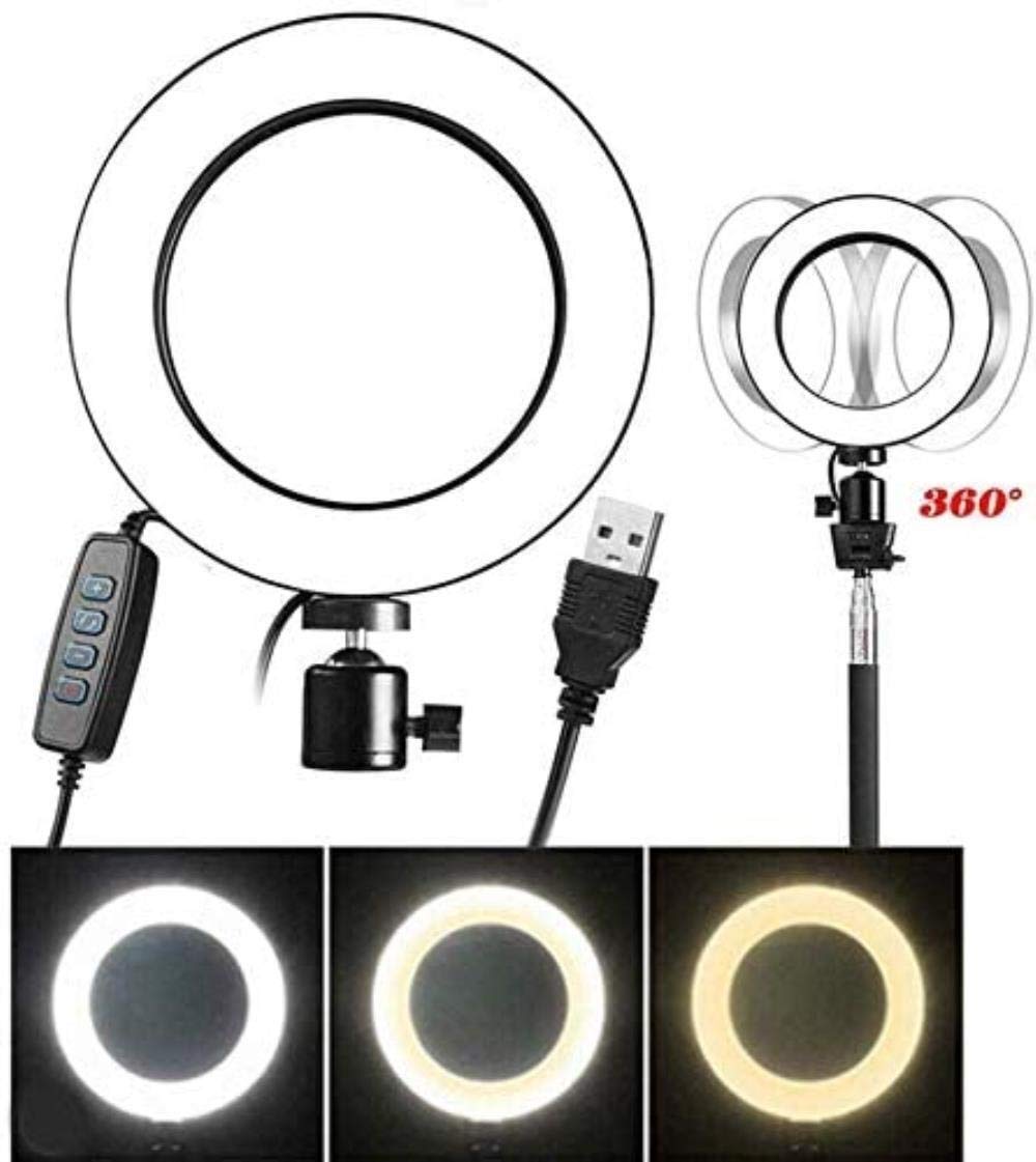 Professional 10-inch Ring Light with Tripod & Phone Holder for Beauty Makeup, Live Streaming, YouTube Videos, TikTok & Photography - Perfect for Content Creators & Vloggers