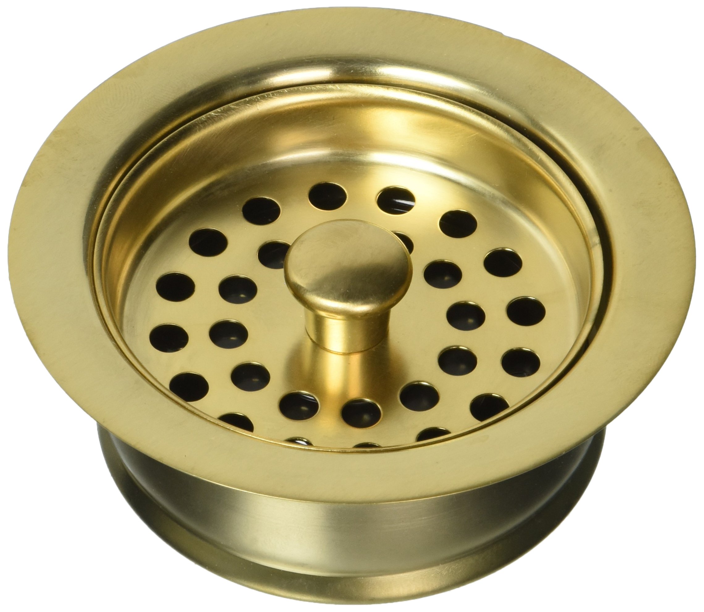 Jaclo 2831-SG Disposal Flange Strainer, Satin Gold Finish - Premium Kitchen Sink Filter for Easy Food Waste Disposal - Perfect for Home & Restaurant Use