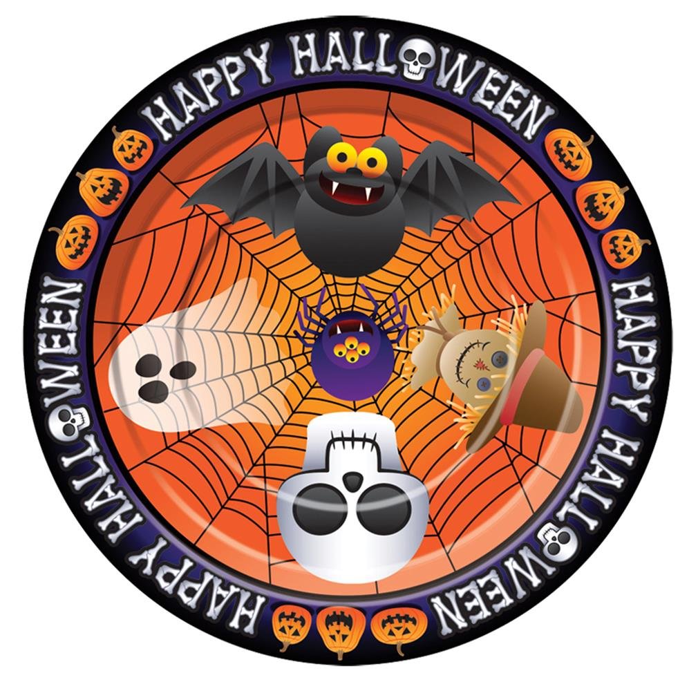 7-Inch Orange Party Supplies by Forum Novelties - Perfect for Halloween Decorations, Birthday Parties & Celebrations