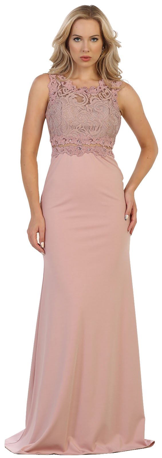 May Queen MQ1534 Sleeveless Prom Evening Gown - Elegant Formal Dress for Homecoming, Wedding & Special Occasions | Perfect for Dances, Parties & Red Carpet Events