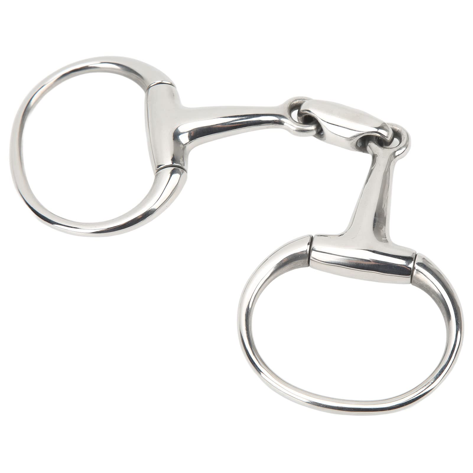 Premium Stainless Steel Horse Snaffle Bit – Comfort Fit Equestrian Training Bit with Anti-Biting Design for Dressage, Jumping & Trail Riding