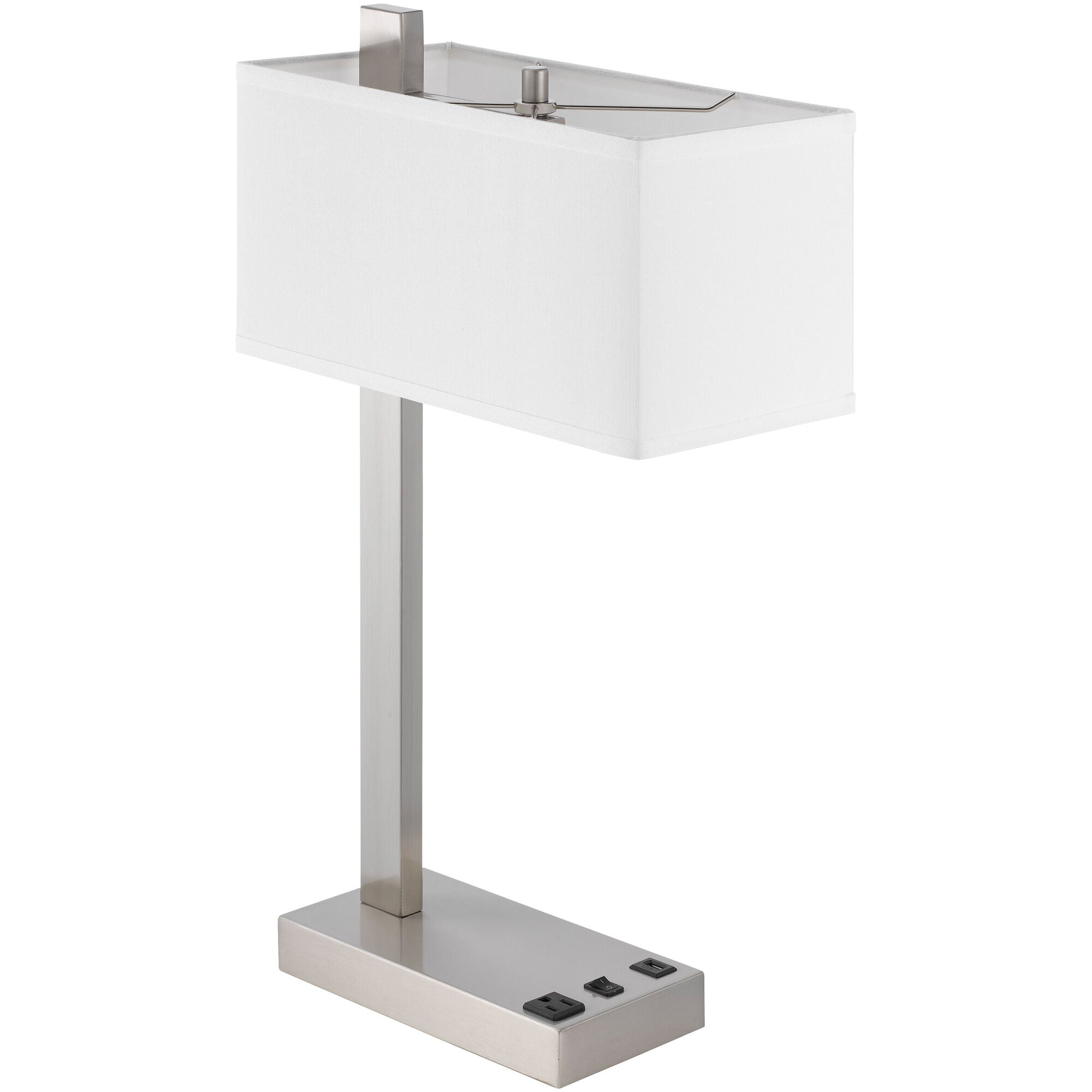 Modern Drancy Table Lamp - Adjustable LED Desk Light for Home Office, Bedroom & Living Room - Stylish Nightstand Lamp with USB Port for Reading & Working