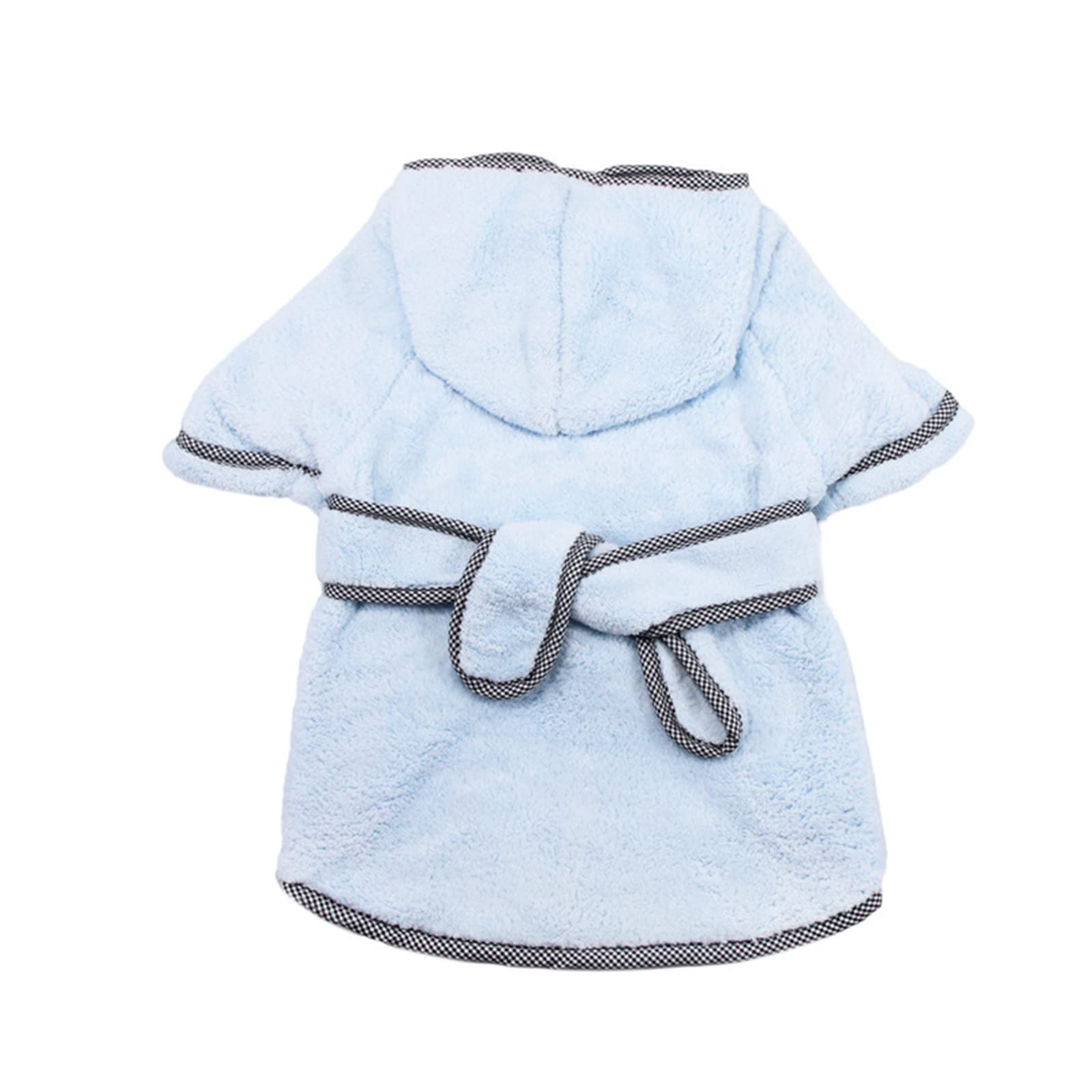 Premium Microfiber Dog Bathrobe with Hood - Quick Drying Super Absorbent Pet Towel for Small & Medium Dogs | Soft Dog Pajamas Coat for After Bath, Grooming & Relaxation at Home