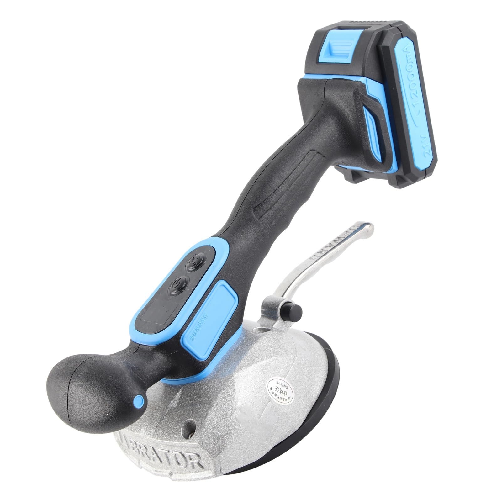 **12cm Suction Cup Tile Vibration Tool - 6-Speed Adjustable Handheld Tile Tiling Machine 13000RPM with 21V 12000mAh Battery (US Plug 100-240V) - Perfect for DIY Tile Installation, Renovation & Home Improvement Projects**