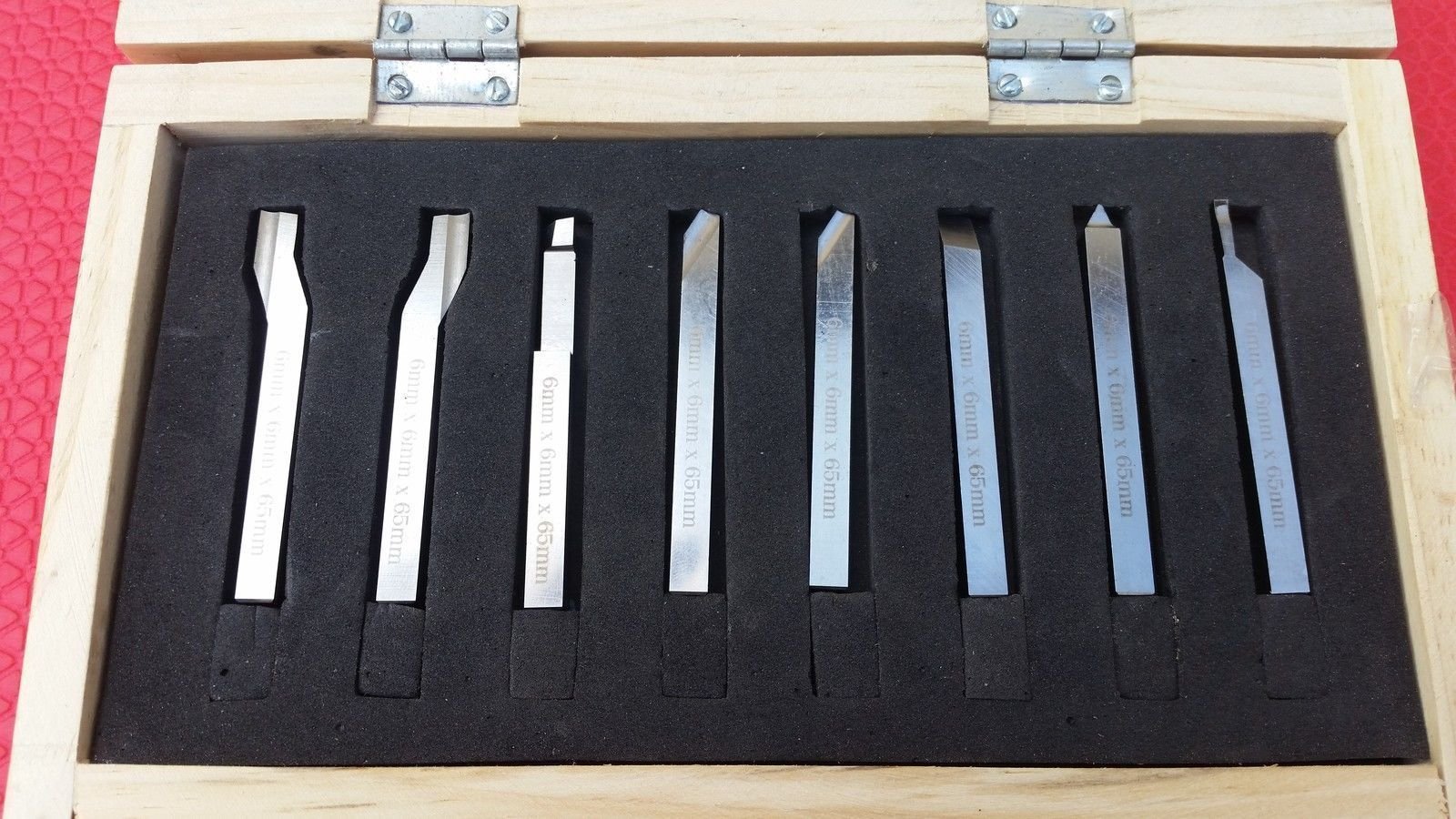 8 Piece HSS Lathe Form Tools Set - 8mm Shank Metal Turning Cutting Tools for Wood & Metalworking - Perfect for DIY Projects, Professional Machining, and Workshop Use