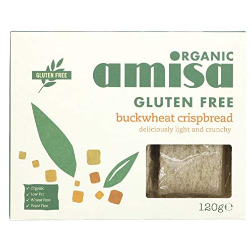 Organic Gluten Free Buckwheat Crispbread - 150g | Healthy Snack for Weight Loss, Keto Diet & Vegan Lifestyle | Perfect for Breakfast, Office Snacks & Travel
