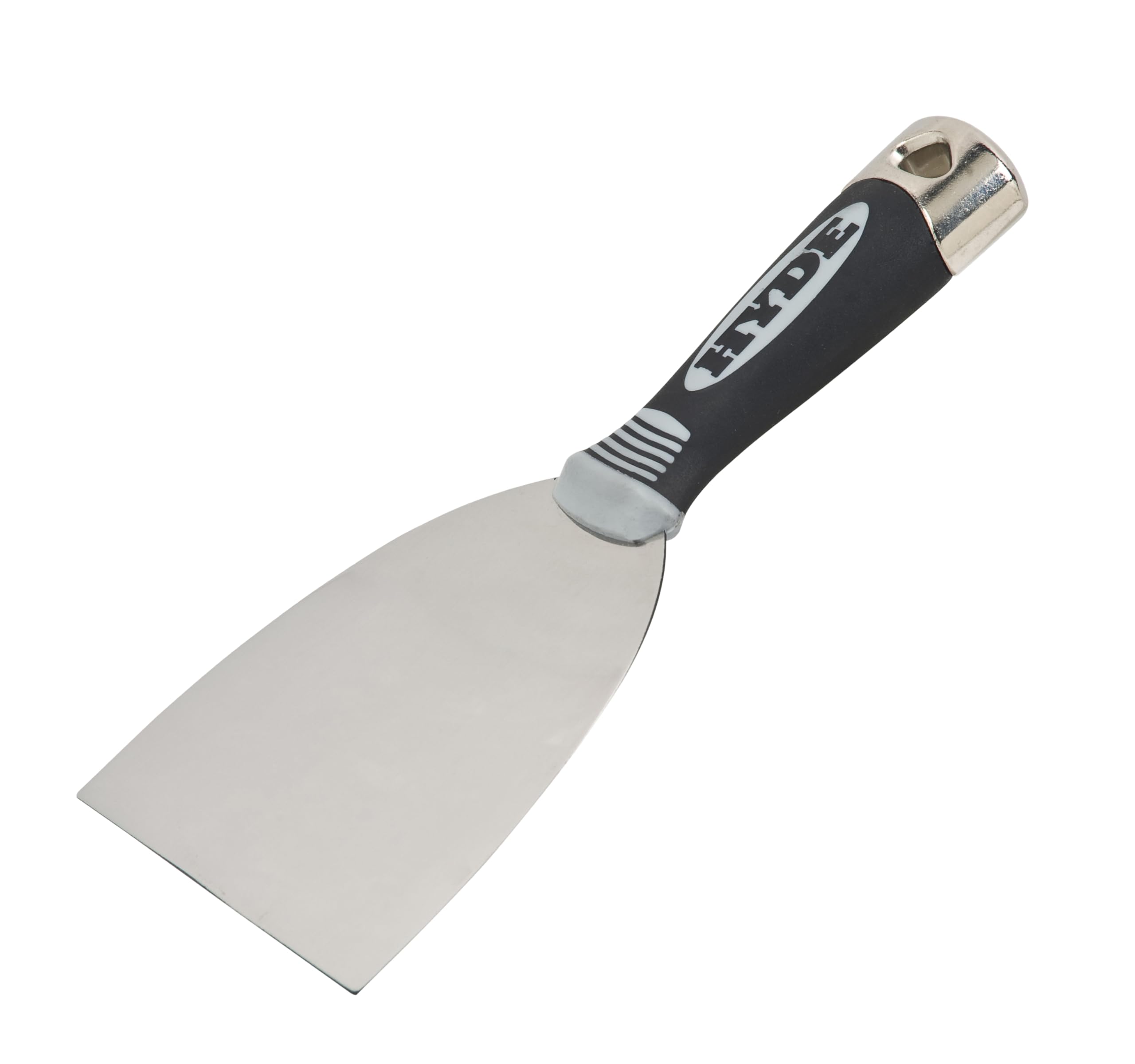 HYDE 06578 Flexible 4-Inch Putty Knife - Premium Stainless Steel Blade for Drywall, Spackling, and Paint Repair - Perfect for DIY Home Improvement and Professional Use