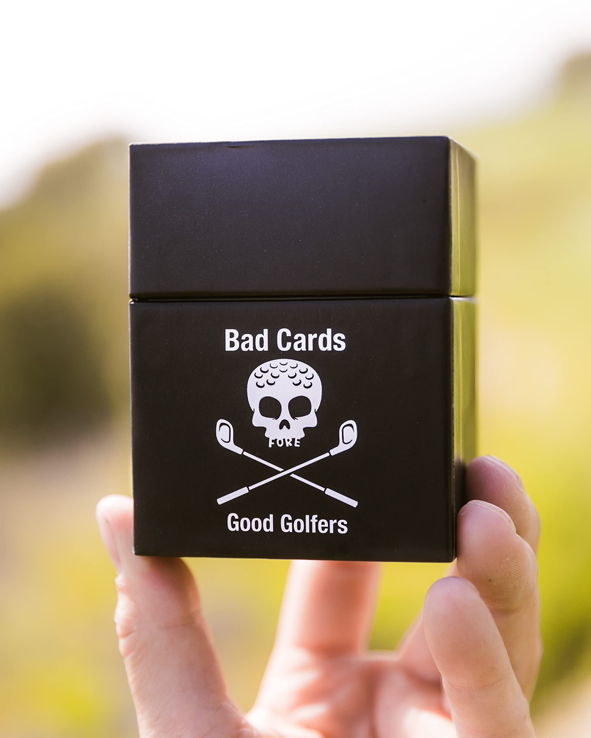 Bad Cards Fore Good Golfers - Interactive Golf Card Game for More Fun & Excitement | Enhance Golf Games with Friends (Good & Bad Players) | 107 Playing Cards | Perfect for Parties, Tournaments & Casual Play