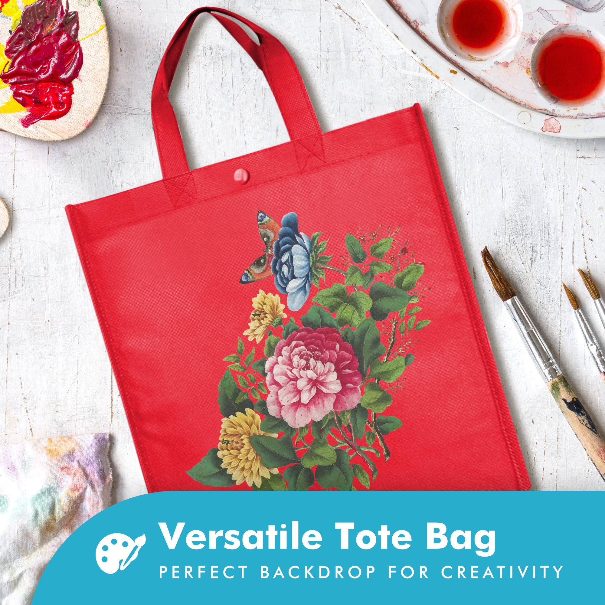 Eco-Friendly Reusable Grocery Bags - Heavy Duty Large Tote Shopping Bags for Groceries, Market & Beach - 14