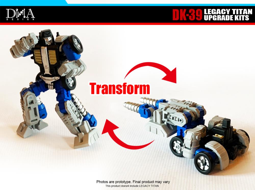 DNA Design DK 39 Upgrade Kit for Legacy Titan Metroplex - Transformers Action Figure Accessories for Collectors & Display Scenes