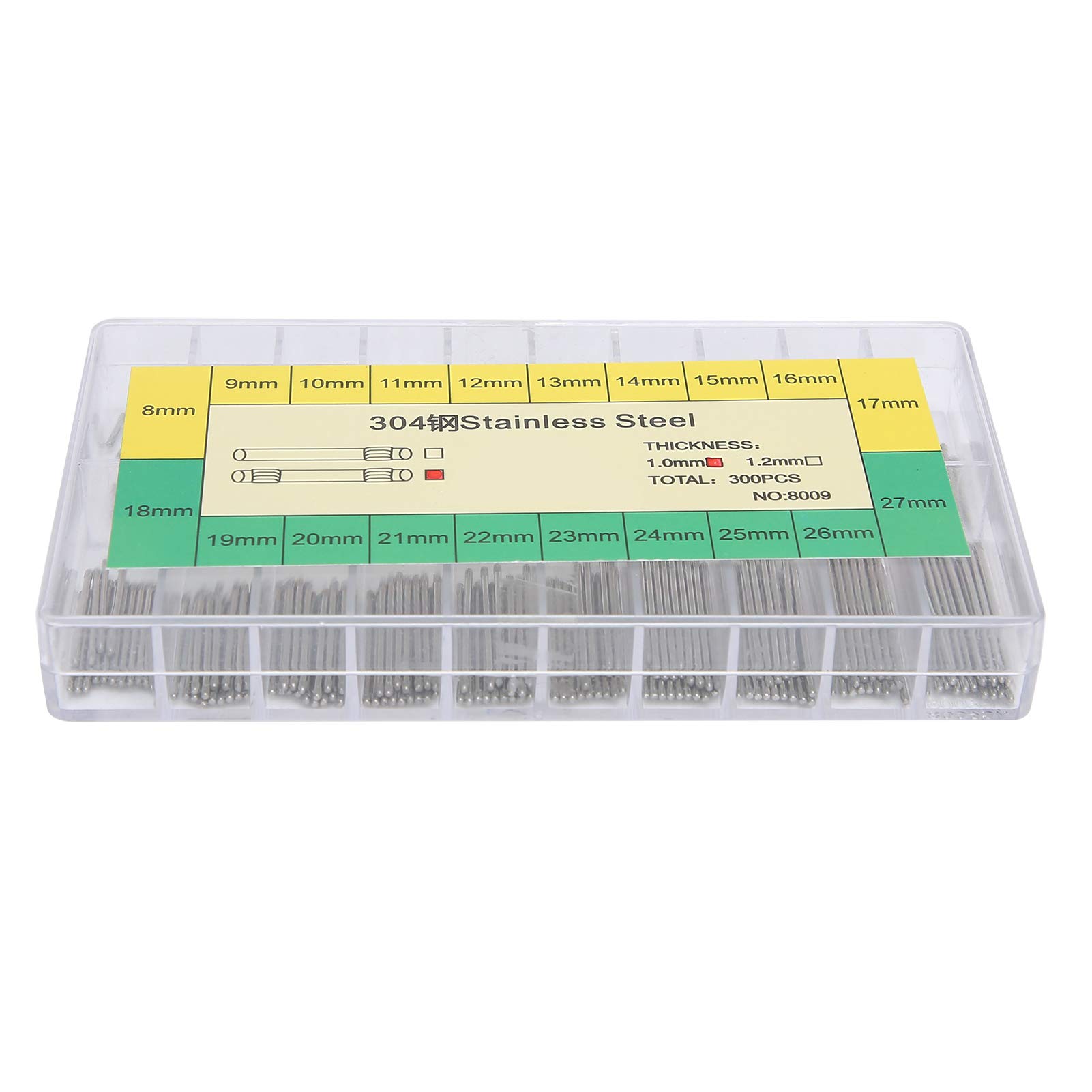 1.0mm Watch Pins - 8-27mm Bracelet Repair Tool for Watch Accessories & DIY Fixing