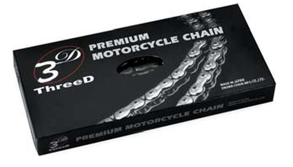 EK Motor Sport 520 MXR 3D Premium Gold Motorcycle Chain - 120 Links for Dirt Bikes, ATVs & MX Racing - High Performance Off-Road Riding Gear