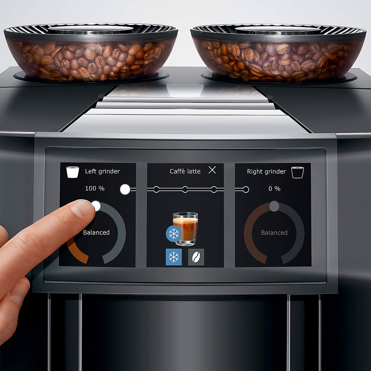 Jura Giga 10 Automatic Espresso Machine - Diamond Black #15527 | Professional Coffee Maker for Home & Office | Perfect for Espresso, Cappuccino & Latte Lovers