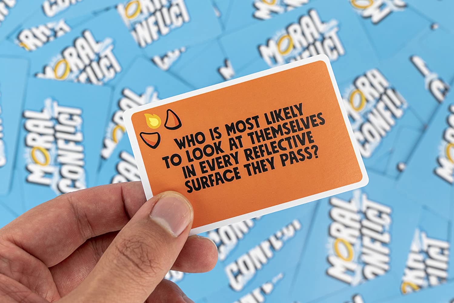 Professor PUZZLE Moral Conflict Games - Hilarious 'Most Likely To' Family Game of Shame - Perfect for Parties, Gatherings & Family Game Nights
