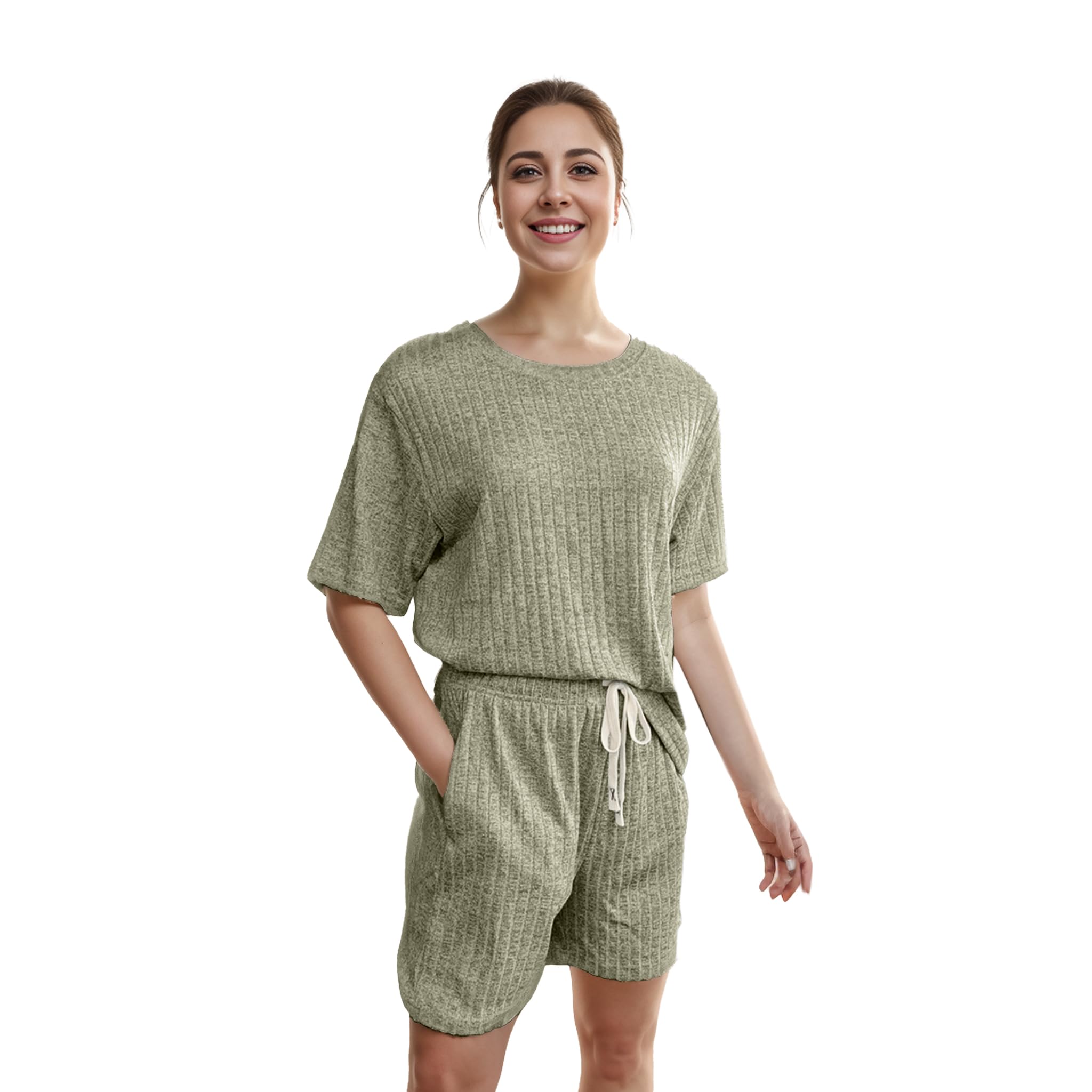 IFFEI Family Matching Pajamas Sets - 2 Piece Soft Loungewear Sleepwear with Pockets for Women, Men & Kids - Cozy Lounge Outfits for Family Movie Nights & Holiday Gatherings