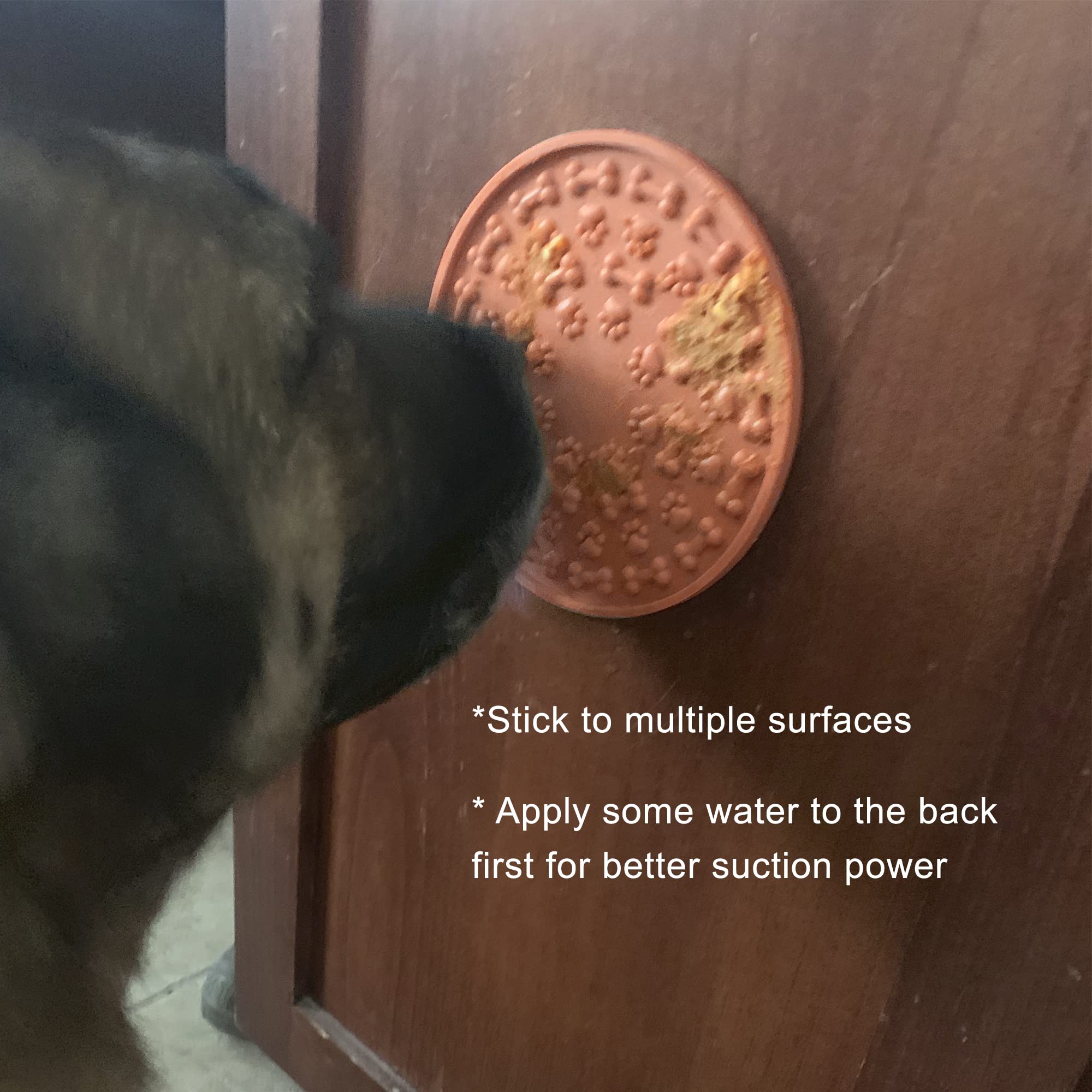 JALOUSIE Slow Feeder Puzzle for Dogs and Cats - 3 Lick Mats & Bonus Food Dispensing Ball - Reduce Anxiety & Boredom - Slow Feeding Treats for Yogurt, Peanut Butter - Perfect for Mealtime, Travel & Training Sessions