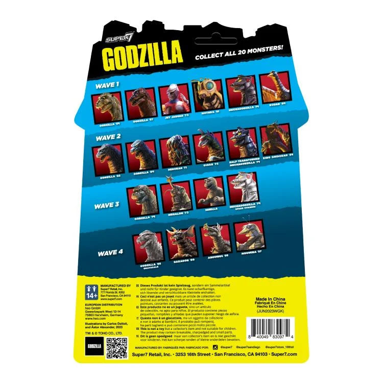 Toho ReAction Godzilla (1955 Grayscale Version) Collectible Action Figure - Perfect for Movie Fans, Display & Toy Collectors