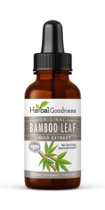 Organic Bamboo Extract Liquid Collagen Supplement with Silica - 1oz Bottle for Hair, Skin & Nails - Herbal Papaya & Silicio Organico Formula - Strengthens Bones & Joints - Perfect for Daily Beauty & Wellness Routine