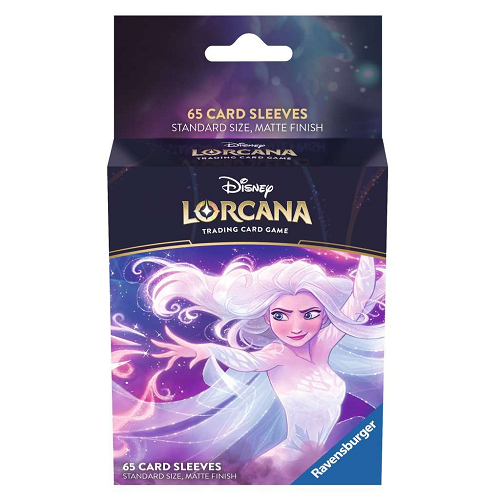 Disney Lorcana TCG: The First Chapter Card Sleeves - Elsa, Mickey Mouse & Captain Hook | Premium Trading Card Protectors for Collectors & Gameplay | Perfect for MTG, Pokemon & Yu-Gi-Oh Card Storage