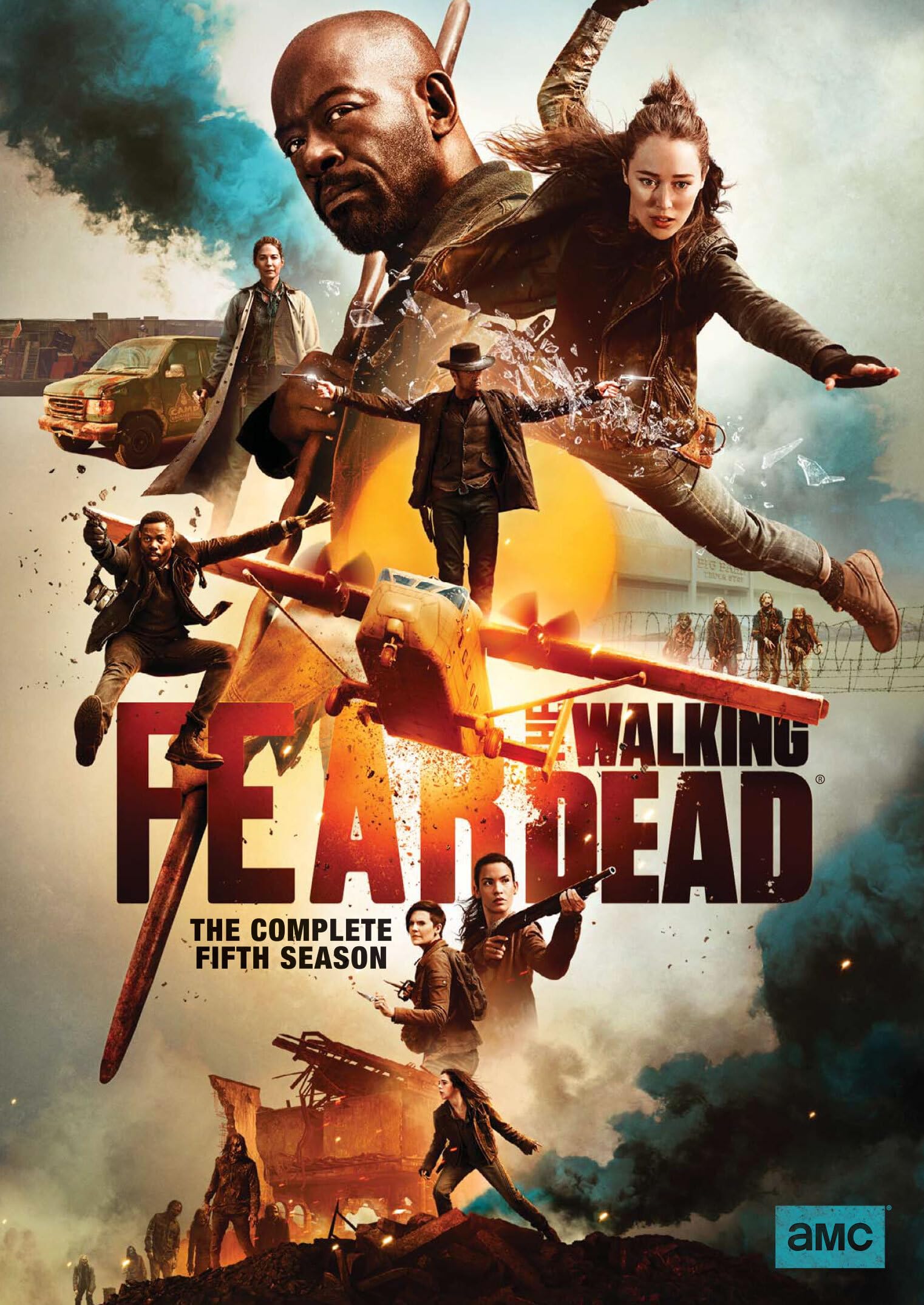 Fear The Walking Dead Season 5 DVD - Complete Episodes, Horror TV Series Collection - Perfect for Zombie Fans & Apocalypse Movie Lovers