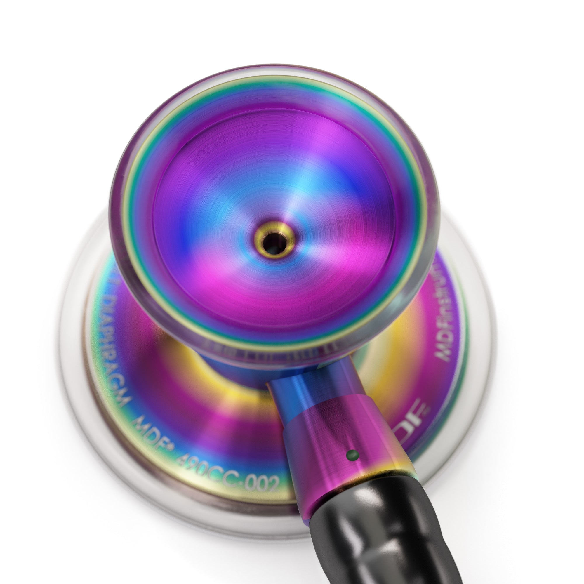 ProCardial® Titanium Cardiology Stethoscope - Black/Kaleidoscope Design | Premium Heart & Lung Auscultation Tool for Medical Professionals | Ideal for Doctors, Nurses & Healthcare Workers in Hospitals & Clinics