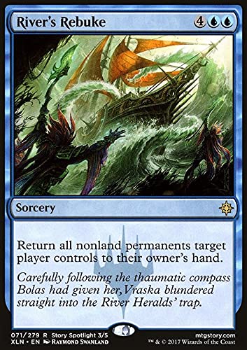 MTG Magic: The Gathering - River's Rebuke (71) Ixalan XLN Card | Collectible Trading Card Game for Players & Fans | Perfect for Deck Building & Competitive Play