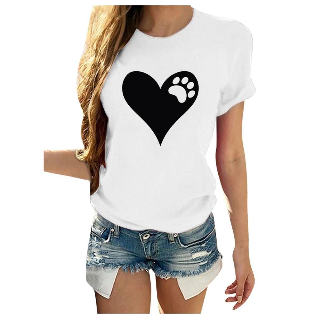Sexy Casual Short Sleeve Tops for Women - Lightweight Loose Blouses for Summer & Fall - Perfect for Office, Date Night and Weekend Outings