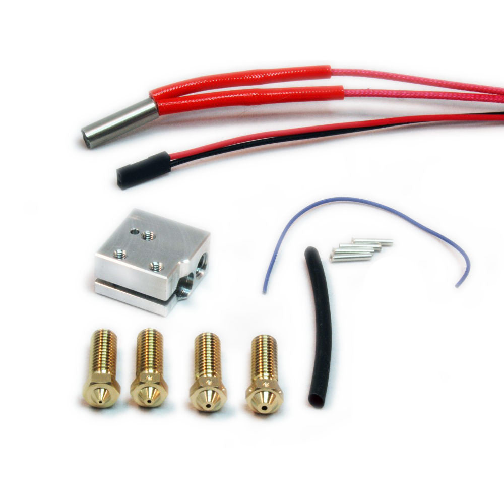 E3D Volcano Eruption Pack - High Performance 3D Printer Nozzle Kit with Multiple Sizes (0.4mm, 0.6mm, 0.8mm) for Fast Printing - Perfect for PLA, ABS, PETG Filaments - Ideal for Cosplay Props, Rapid Prototyping & Large Scale 3D Printing Projects
