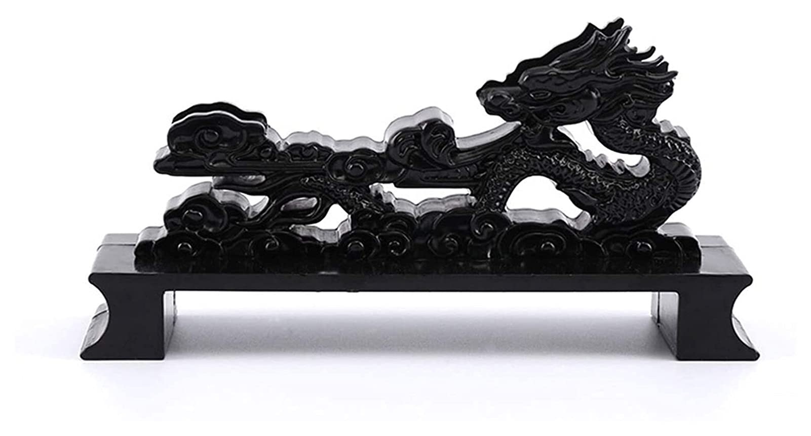Black Dragon Shaped Samurai Sword Stand - Chinese Themed Katana Display Holder for Japanese Ninja & Master Swords - Perfect for Home Decor, Martial Arts Studios & Weapon Collections