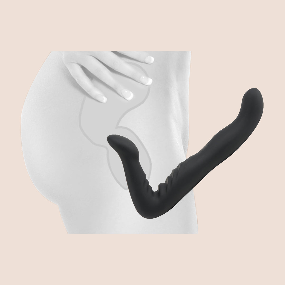Fetish Fantasy Elite 8 Strapless Strap-On Dildo - Premium Silicone Adult Toy for Couples & Solo Play - Perfect for Role Play, Bondage & LGBTQ+ Exploration