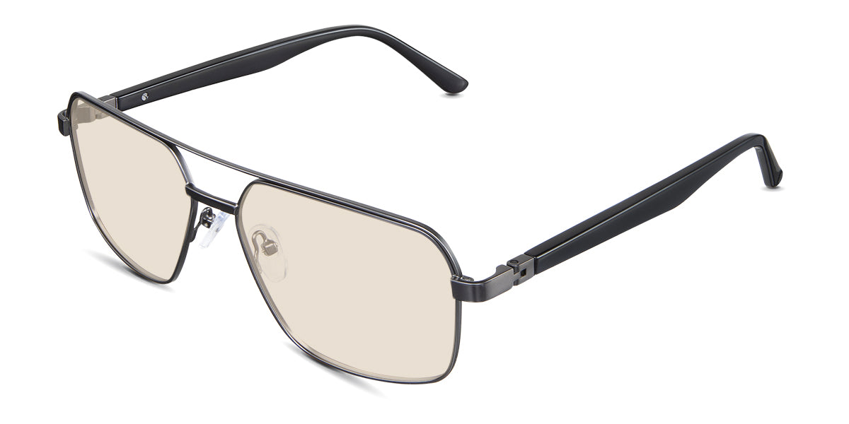 Xavier Men's Prescription Tinted Glasses - Stylish & UV Protection for Driving, Reading & Outdoor Activities