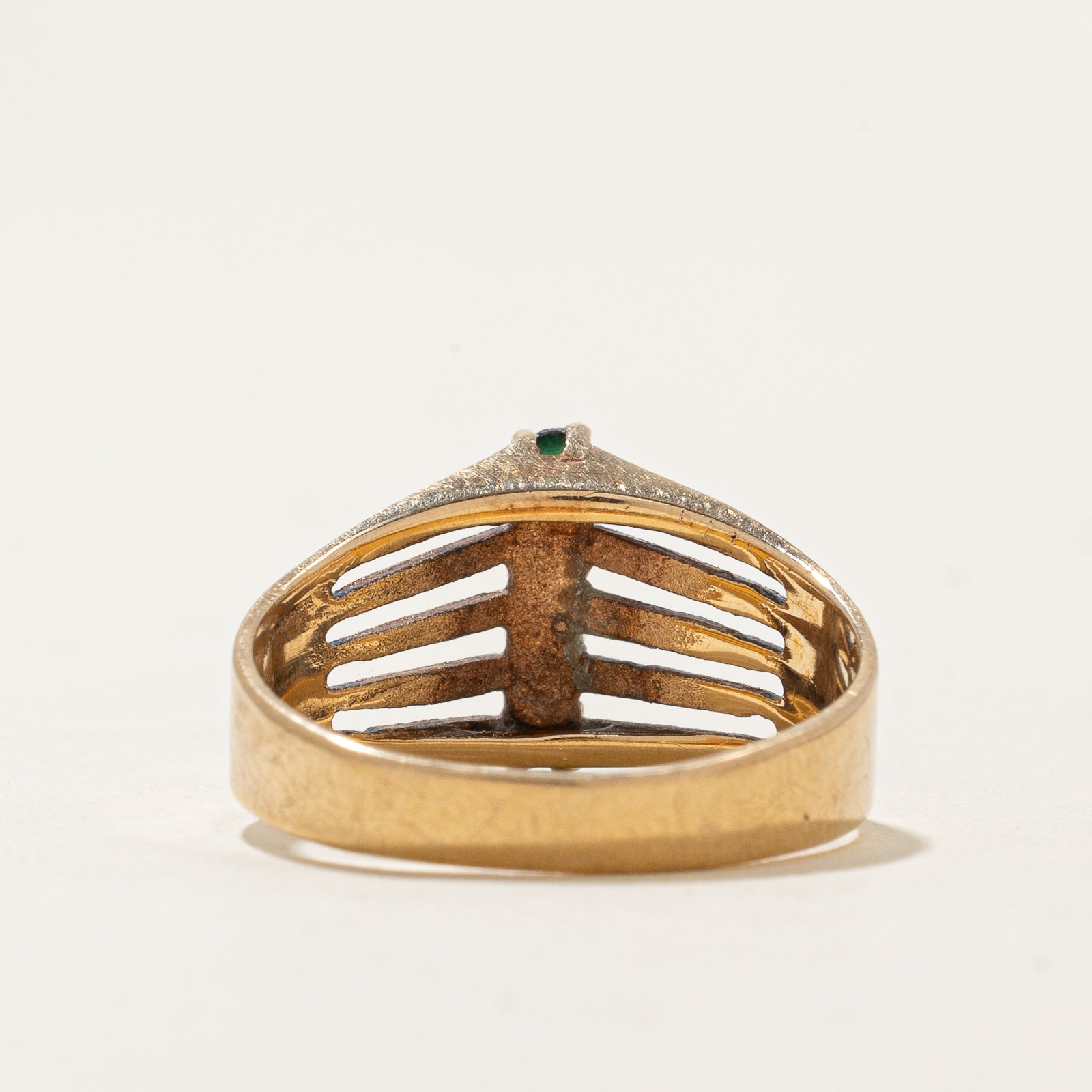 Five Stone Synthetic Spinel Column Ring | 0.15ctw | Size 6.5 | Elegant Stackable Ring for Women | Perfect for Everyday Wear, Anniversary Gifts & Special Occasions