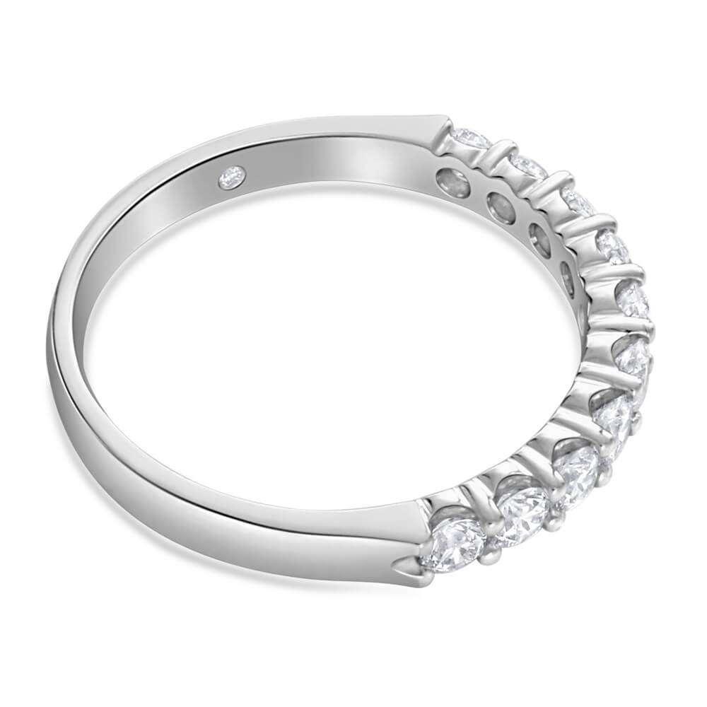 1 Carat Flawless Cut Diamond Claw Set 18K White Gold Engagement Ring - Perfect for Proposals, Anniversaries & Special Occasions