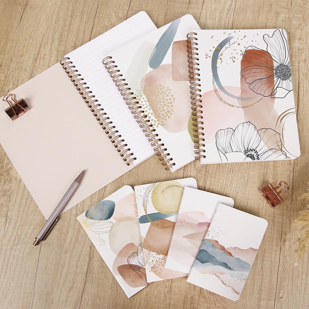 Clairefontaine Evanescence Stapled Notebook - Sewn Spine, 9x14cm, Premium Writing Journal for School, Office & Travel, Perfect for Note-Taking & Sketching