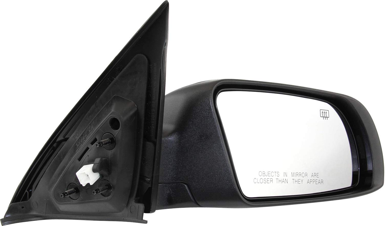 2007-2012 Nissan Altima Power Heated Side Mirrors with Turn Signal - Driver & Passenger Side Paintable Replacement for Sedan - All-Weather Visibility & Safe Lane Changing