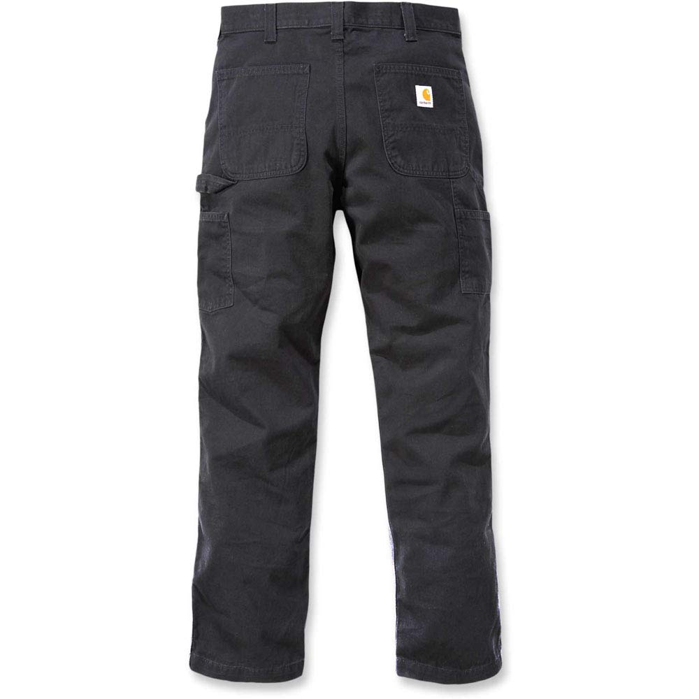 Carhartt Men's Relaxed Fit Washed Twil Dungaree Work Pants - Durable & Comfortable for Construction, Farming & Outdoor Activities