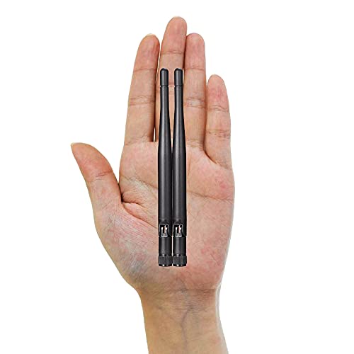 Bingfu 4-Pack Dual Band WiFi Antenna 2.4GHz 5GHz 5.8GHz - Replacement MIMO Antenna for Furrion RV Backup Camera, Truck, Tractor, Trailer, Pickup & SUV Rear View Reverse Monitor - Perfect for Enhanced Signal & Clear Backup Imaging in Parking & Towing Scenarios