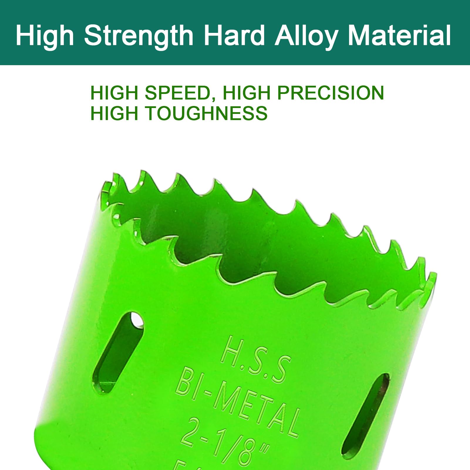 Bi-Metal Hole Saw Kit 10PCS - 3/4