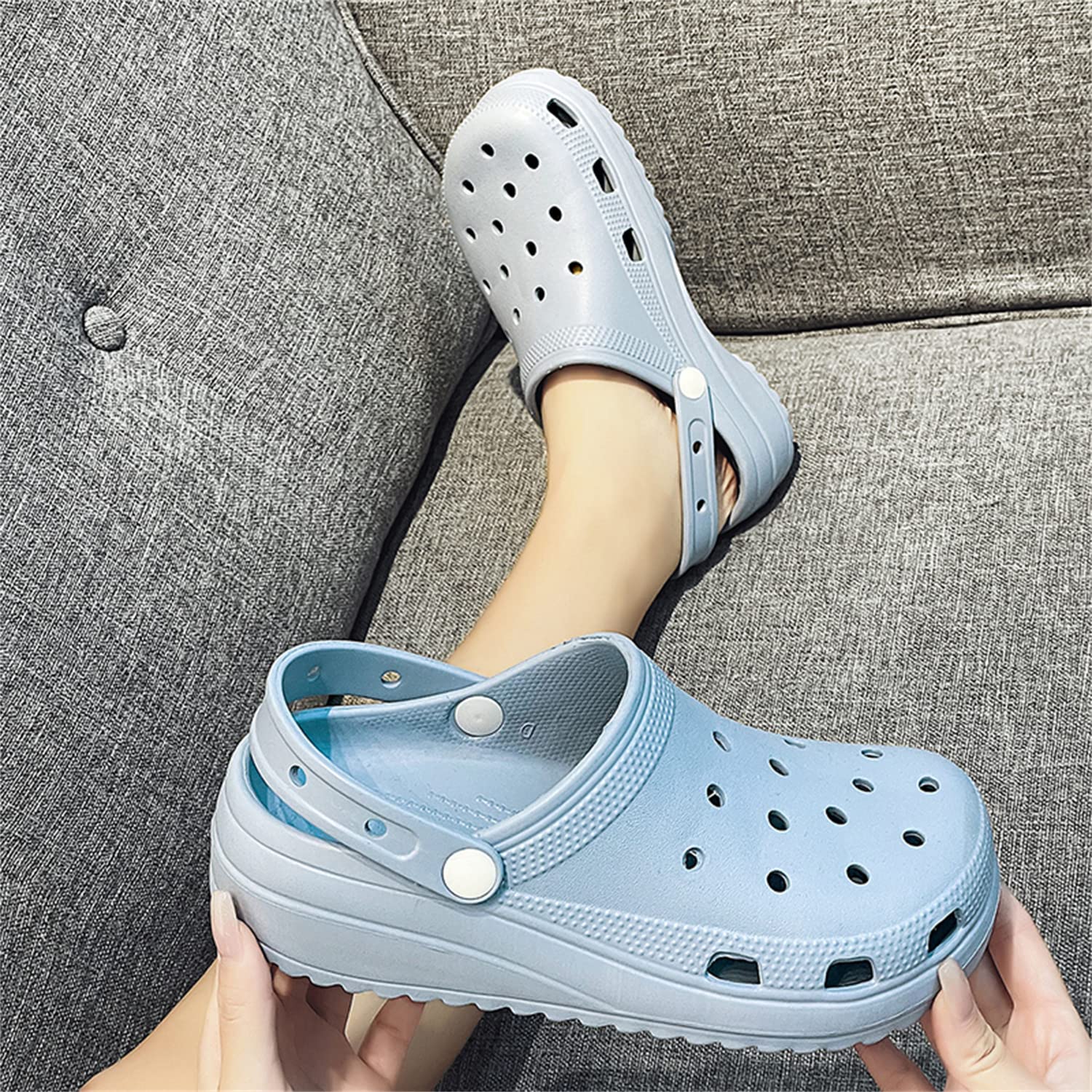 **Women's Garden Clogs - Breathable Water Shoes for Beach, Pool & Bathing | Comfortable Sandals & Slippers for Walking, Home & Travel**    *(Perfect for Gardening, Swimming, Beach Trips & Indoor Comfort)*