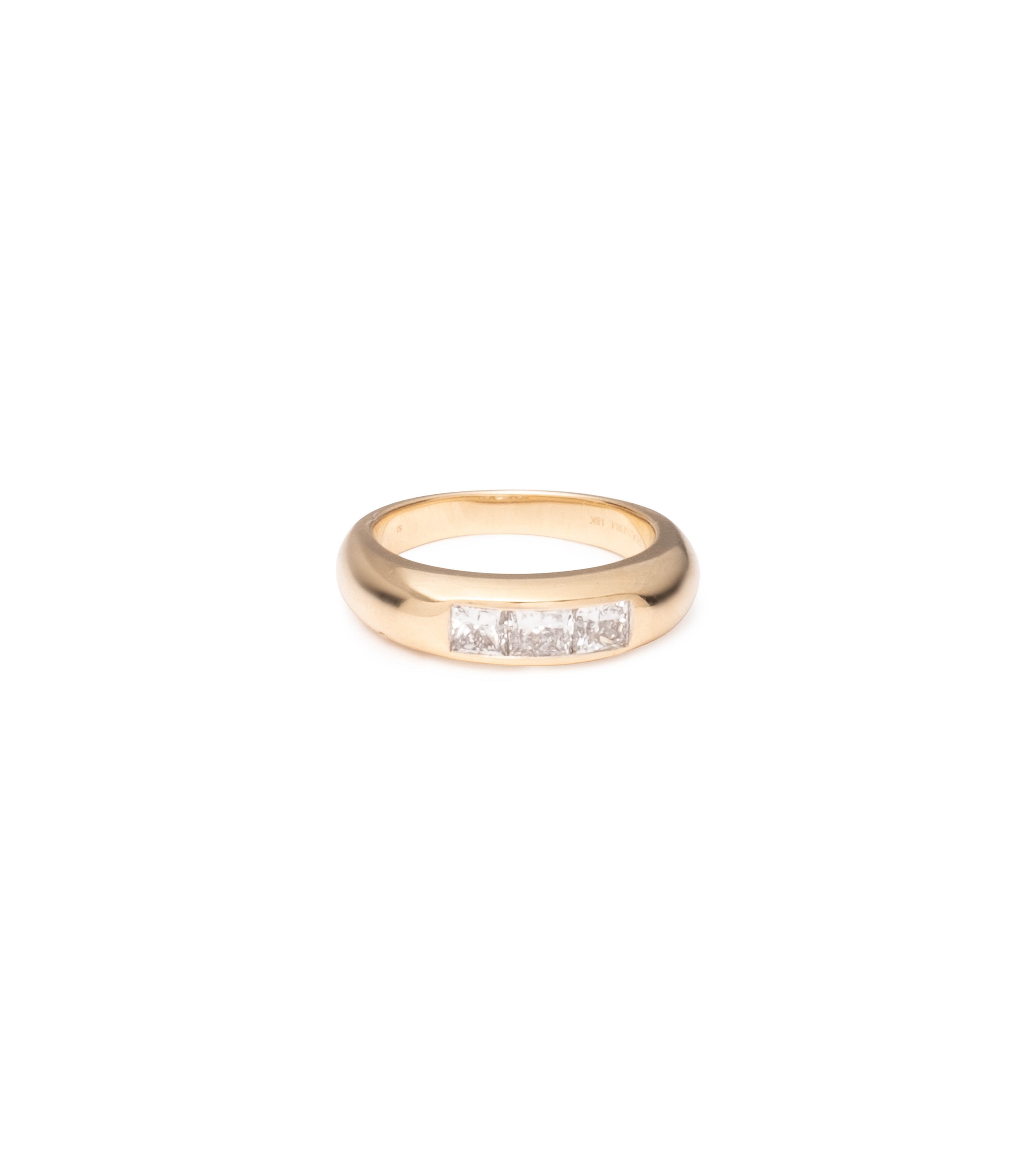 1.5 Carat Princess Cut Diamond Ring - 14K White Gold Gemstone Band for Women - Perfect for Engagement, Wedding & Anniversary Gifts